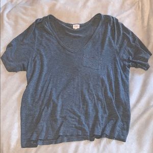 Gray Pocket Tee